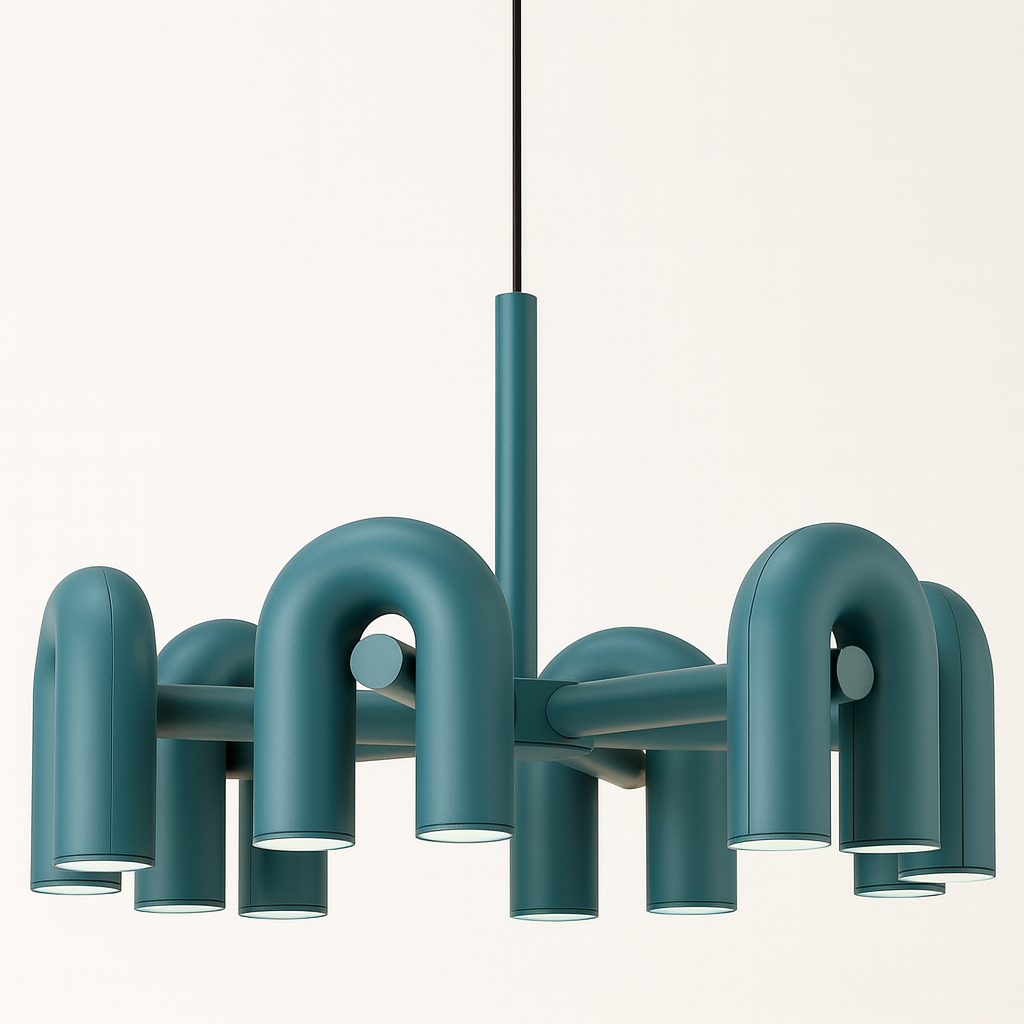 Luminária Pendente Moderna Minimalista Direcionável Articulado Redondo Metal LED Circus