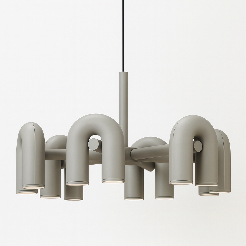 Luminária Pendente Moderna Minimalista Direcionável Articulado Redondo Metal LED Circus