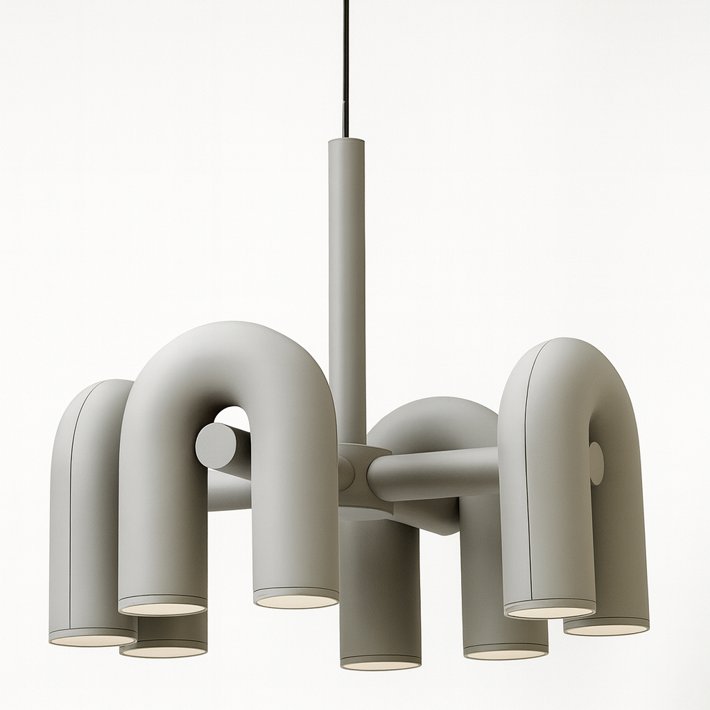 Luminária Pendente Moderna Minimalista Direcionável Articulado Redondo Metal LED Circus