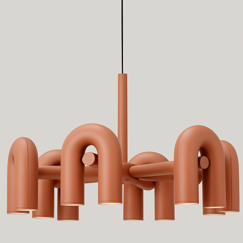 Luminária Pendente Moderna Minimalista Direcionável Articulado Redondo Metal LED Circus