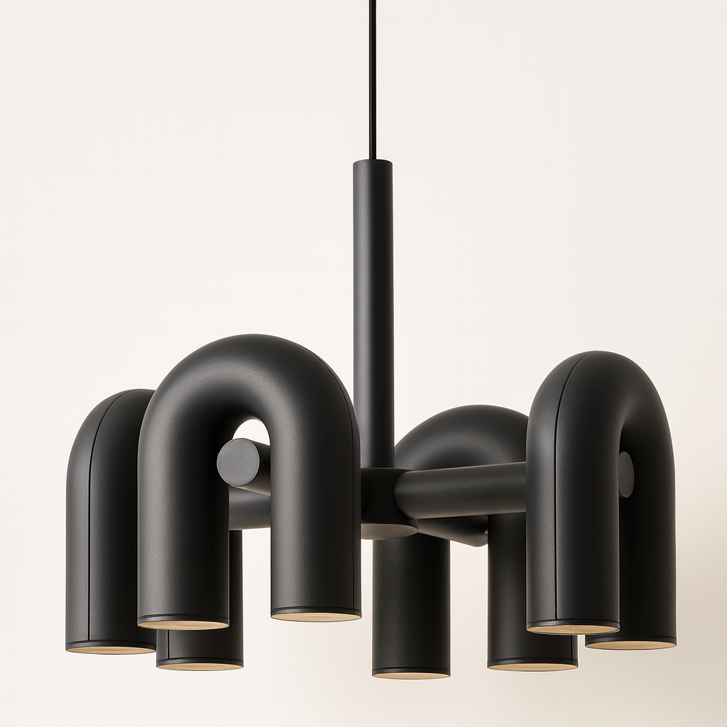 Luminária Pendente Moderna Minimalista Direcionável Articulado Redondo Metal LED Circus