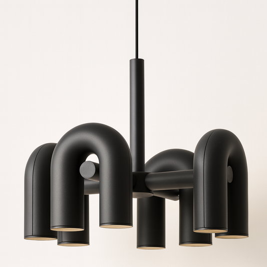 Luminária Pendente Moderna Minimalista Direcionável Articulado Redondo Metal LED Circus