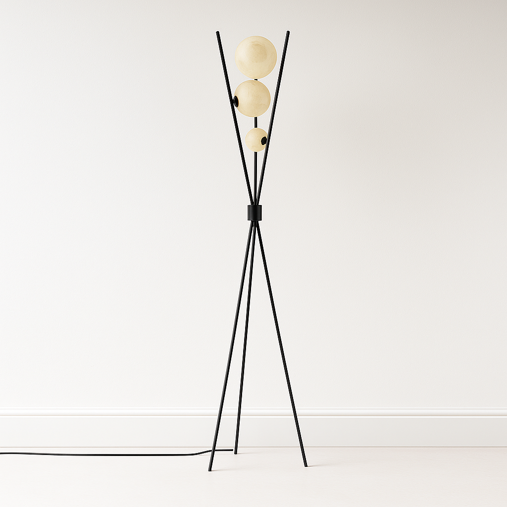 Luminária de Piso Moderna Minimalista Bonfire
