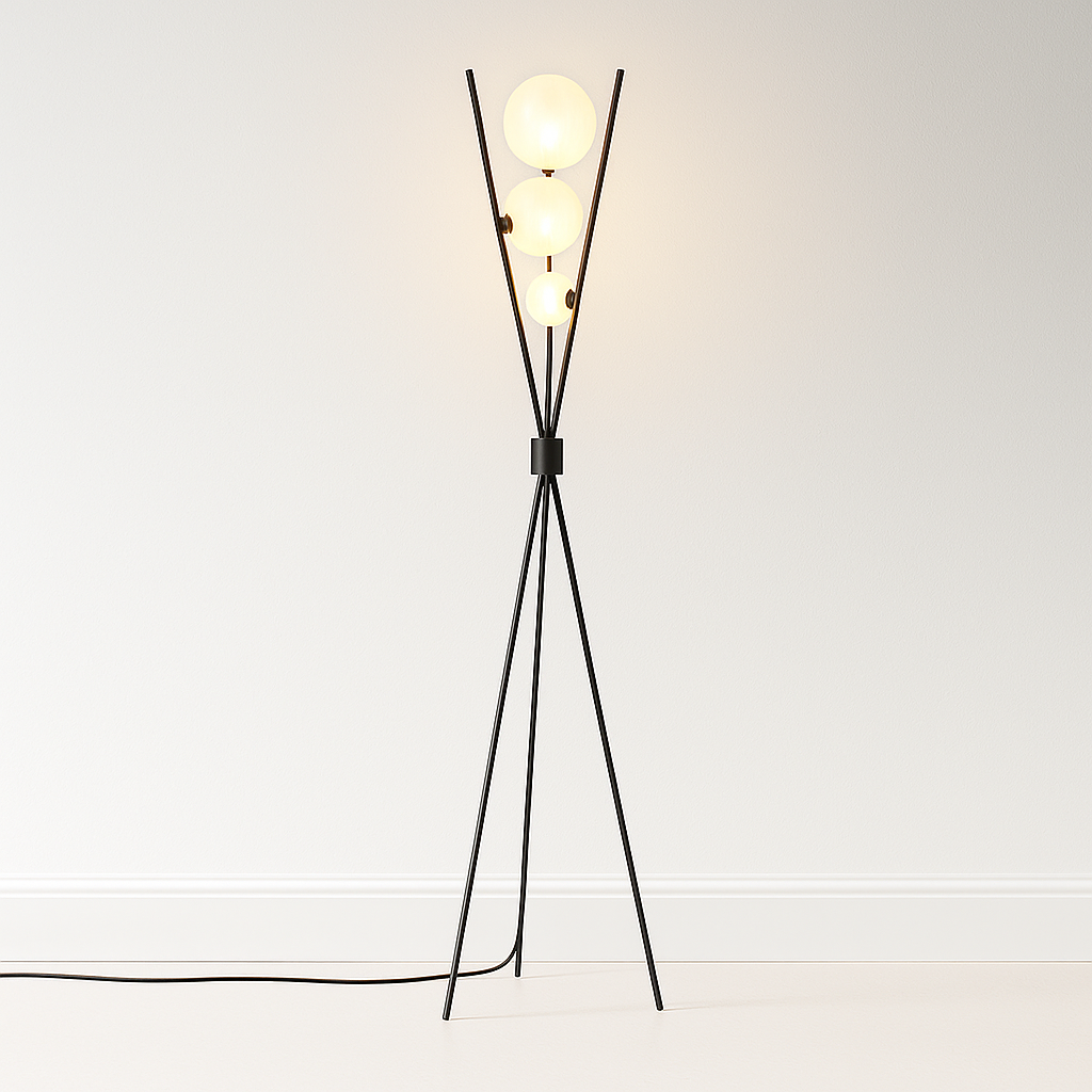 Luminária de Piso Moderna Minimalista Bonfire
