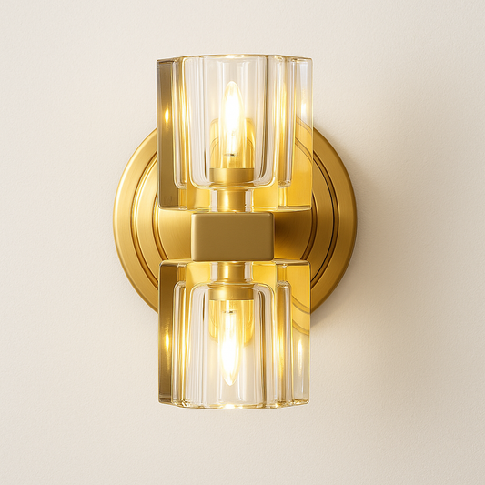 Luminária Arandela Moderna Minimalista Metal Vidro Sovavier