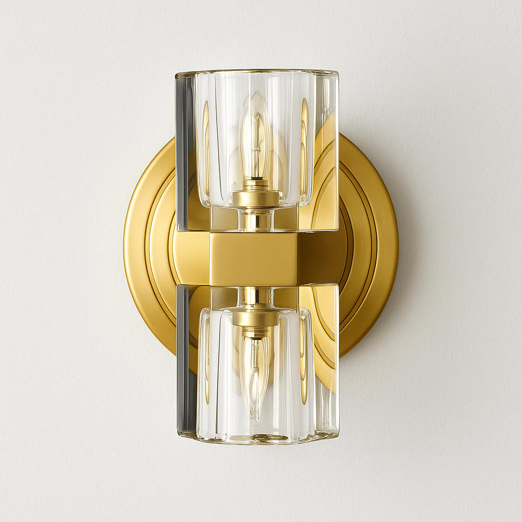 Luminária Arandela Moderna Minimalista Metal Vidro Sovavier