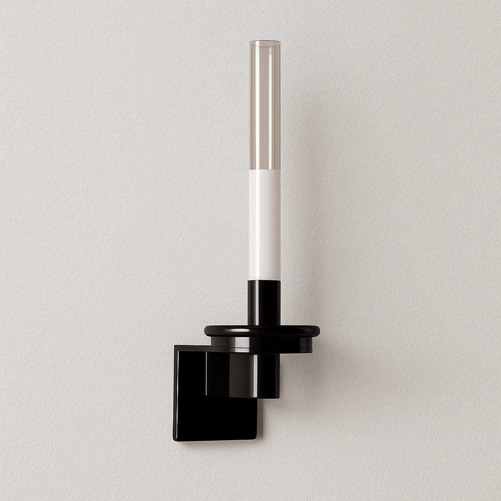 Luminária Arandela Moderna Minimalista LED Vidro Metal Hamezi