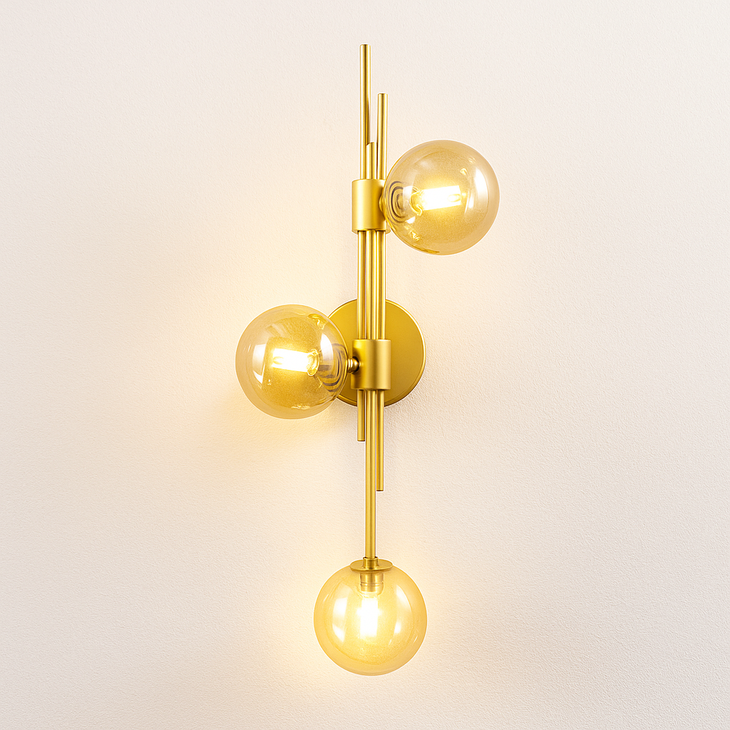 Luminária Arandela Moderna Minimalista Globo Bola Vidro Blade