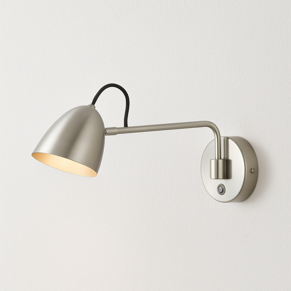 Luminária Arandela Moderna Minimalista Articulada Direcionável Metal LED Fulgent