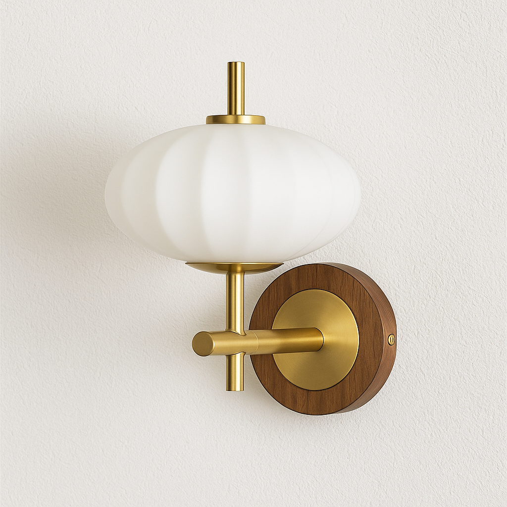 Luminária Arandela Moderna Minimalista Metal Vidro Ally