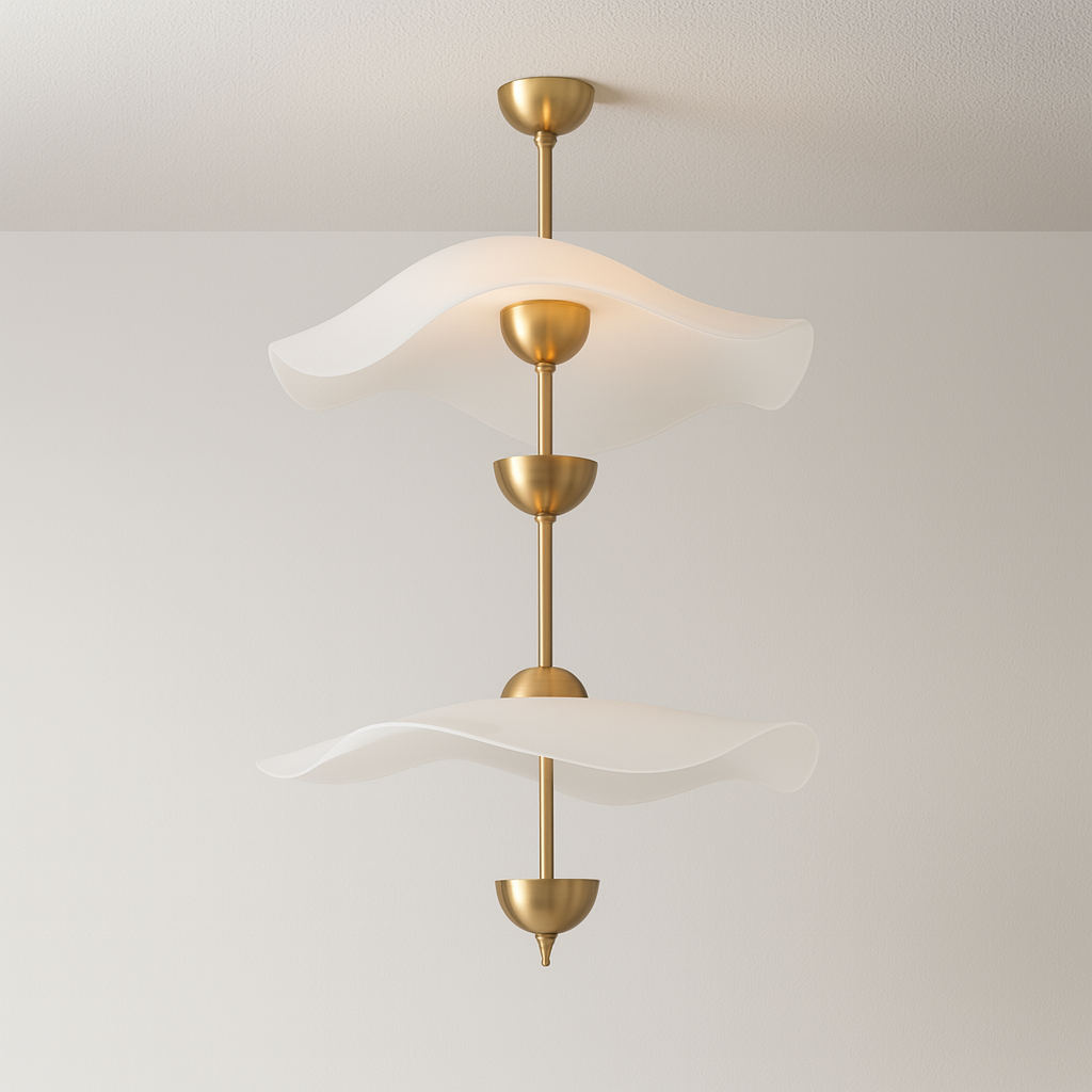 Luminária Pendente Moderna Minimalista LED Acrílico Metal Toqualle