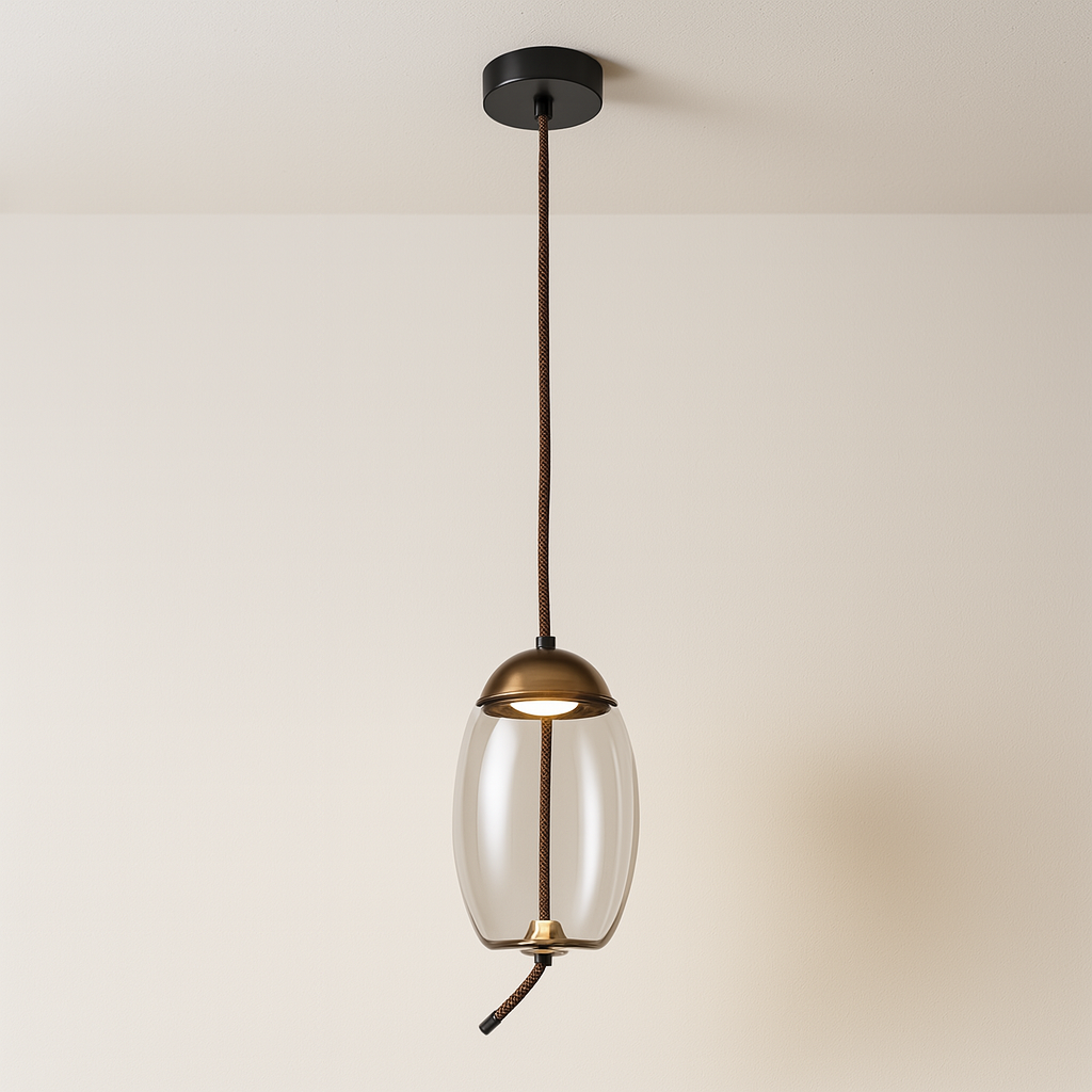 Luminária Pendente Moderna Minimalista Bone