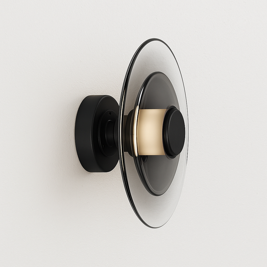Luminária Arandela Moderna Minimalista LED Vidro Vetti
