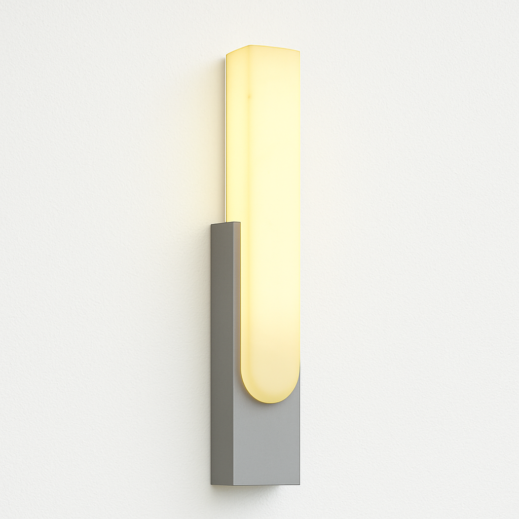 Luminária Arandela Moderna Minimalista LED Mármore Metal Lazerd