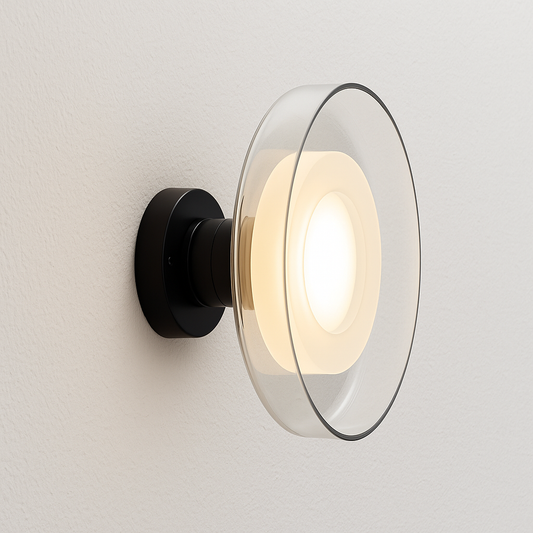 Luminária Arandela Moderna Minimalista LED Vidro Coutali
