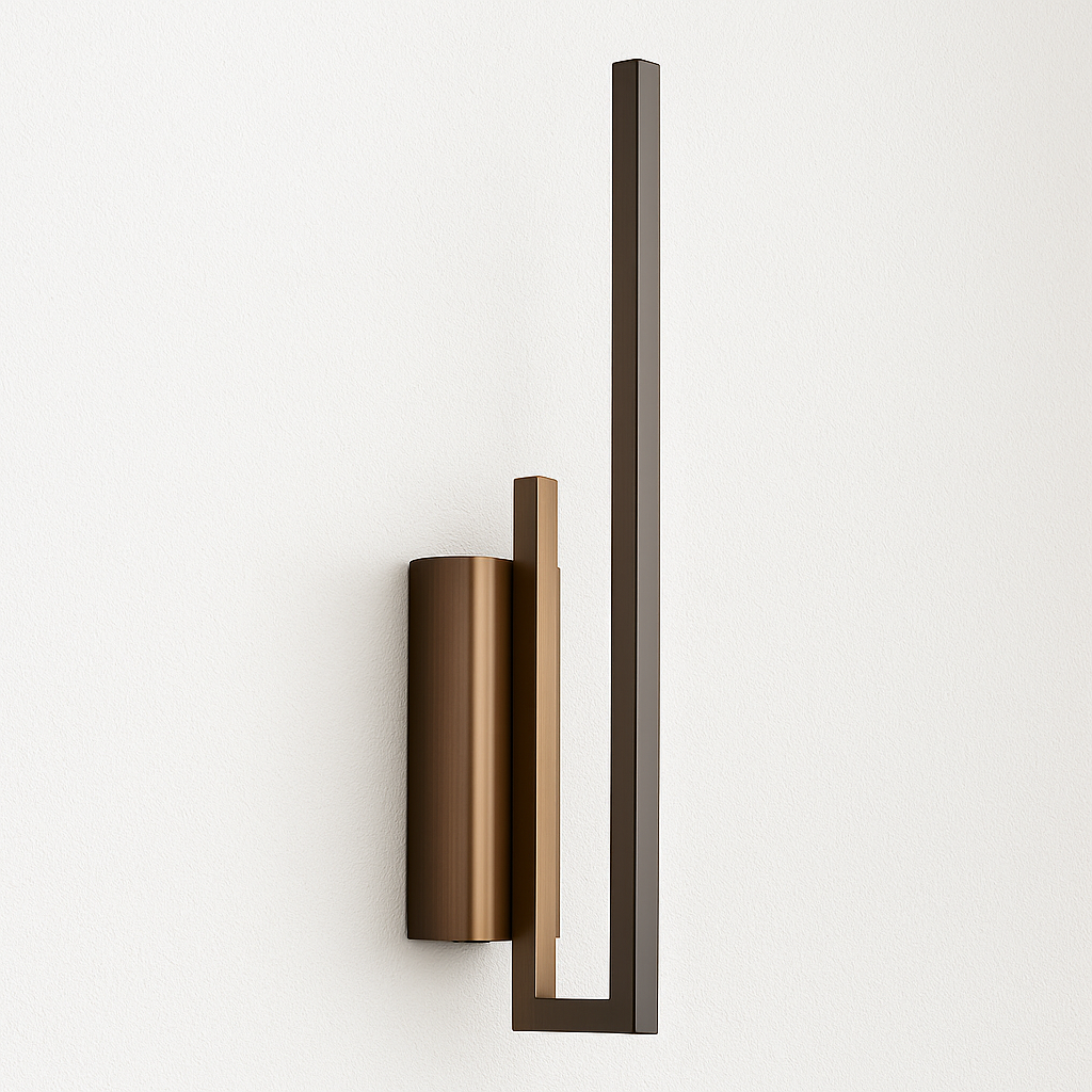 Luminária Arandela Moderna Minimalista LED Metal Coura