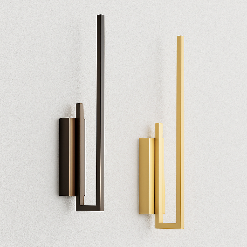 Luminária Arandela Moderna Minimalista LED Metal Coura