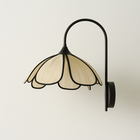 Luminária Arandela Moderna Minimalista Tecido Clair