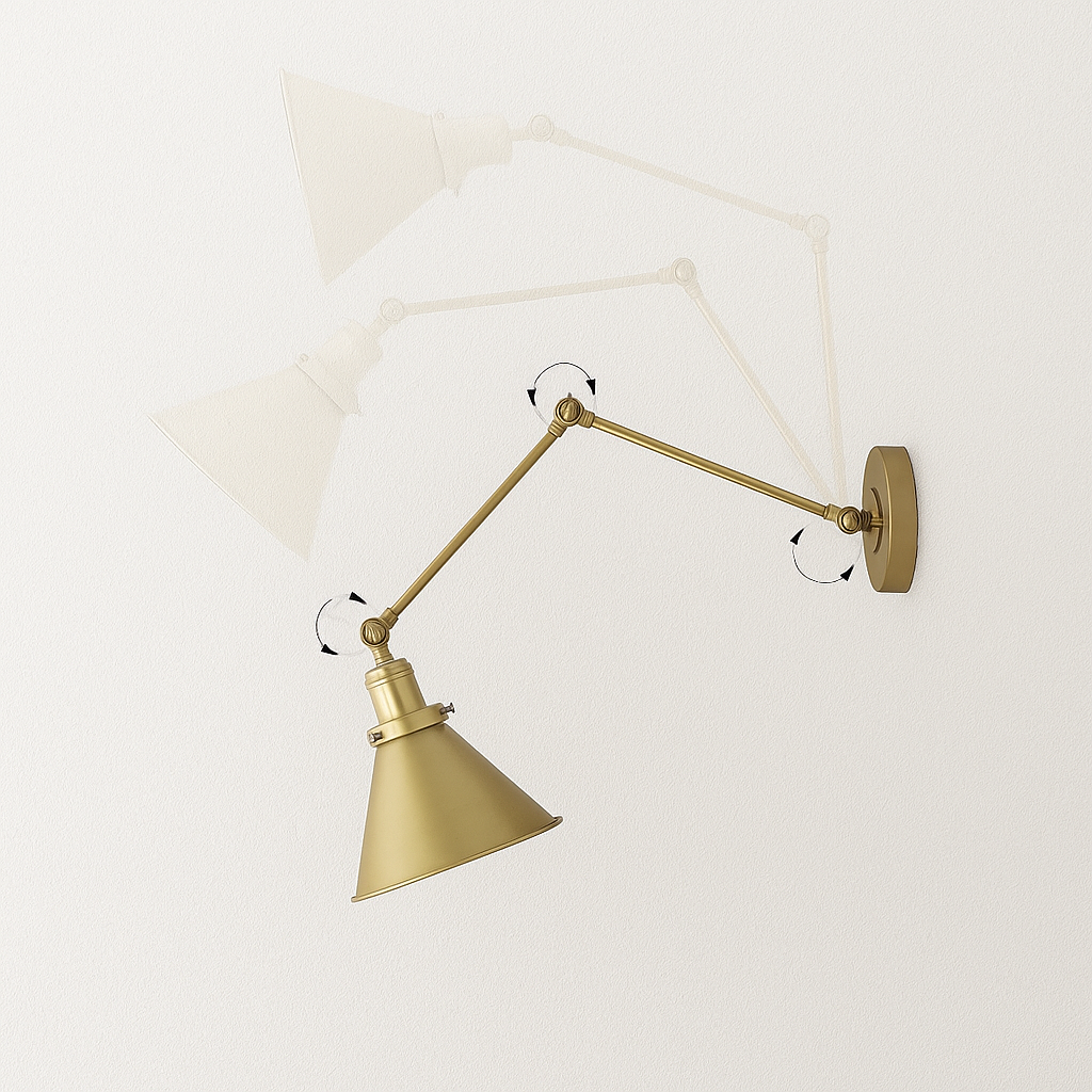 Luminária Arandela Moderna Minimalista Metal Narc Lux