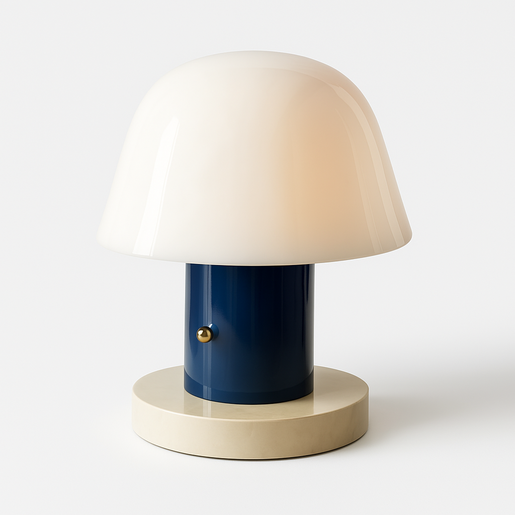 Luminária de Mesa Moderna Minimalista Cogumelo Nira