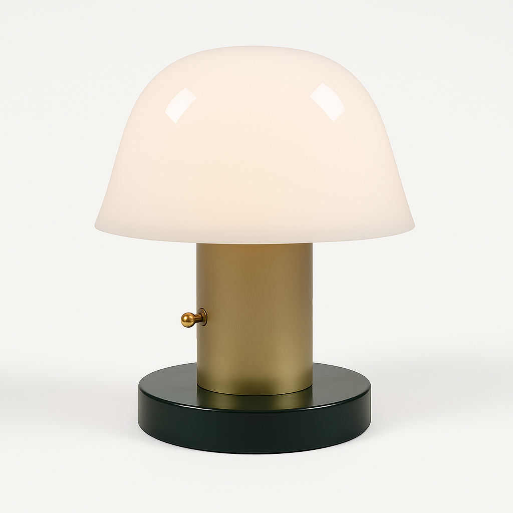 Luminária de Mesa Moderna Minimalista Cogumelo Nira