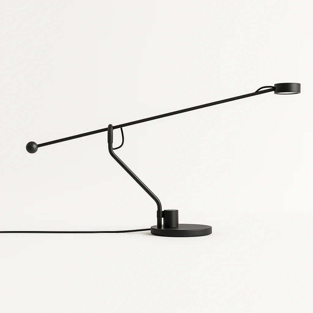 Luminária de Mesa Moderna Minimalista Articulada Metal LED Asti