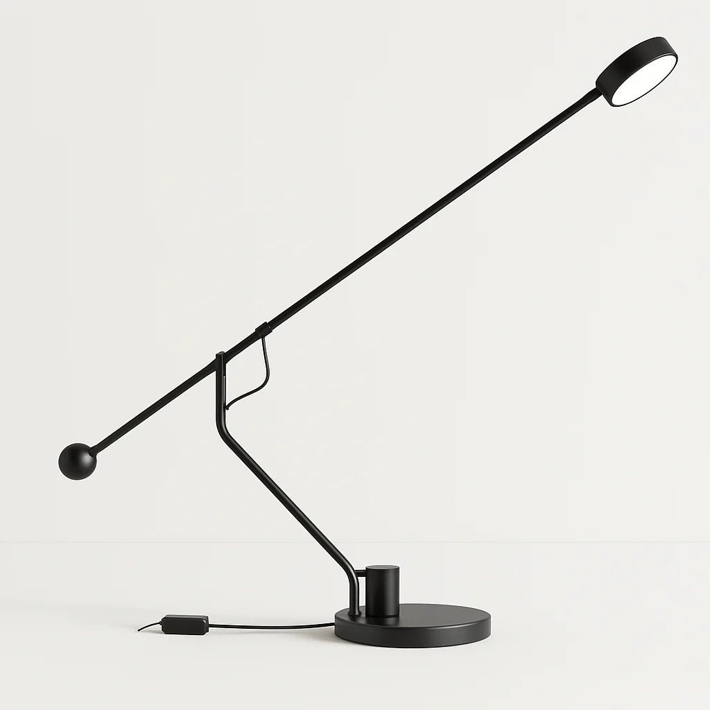 Luminária de Mesa Moderna Minimalista Articulada Metal LED Asti