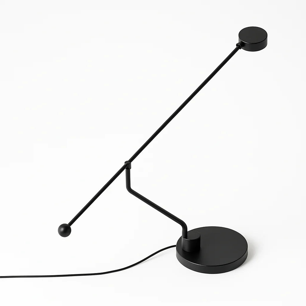 Luminária de Mesa Moderna Minimalista Articulada Metal LED Asti