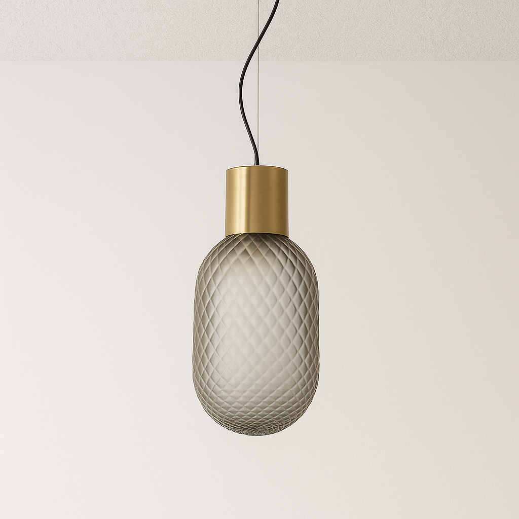 Luminária Pendente Moderno Minimalista Vidro Dwin