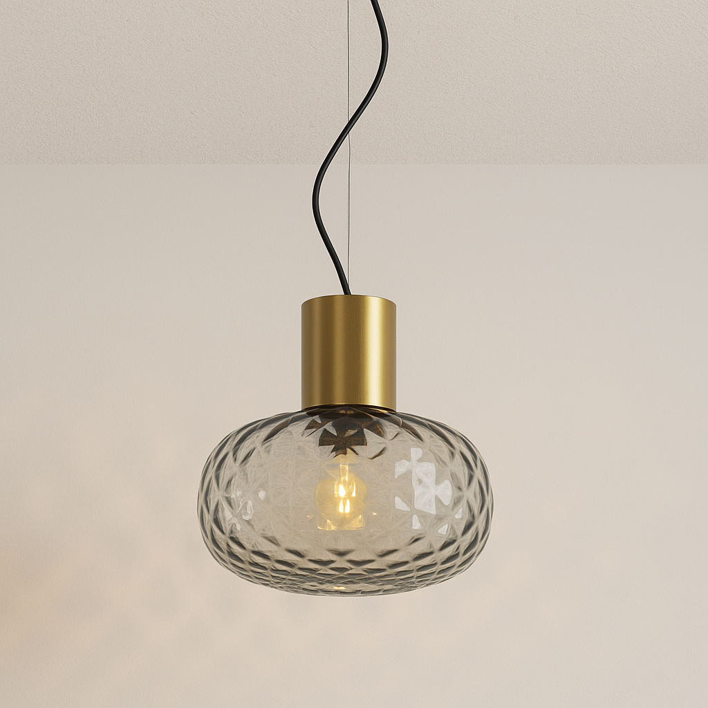 Luminária Pendente Moderno Minimalista Vidro Dwin
