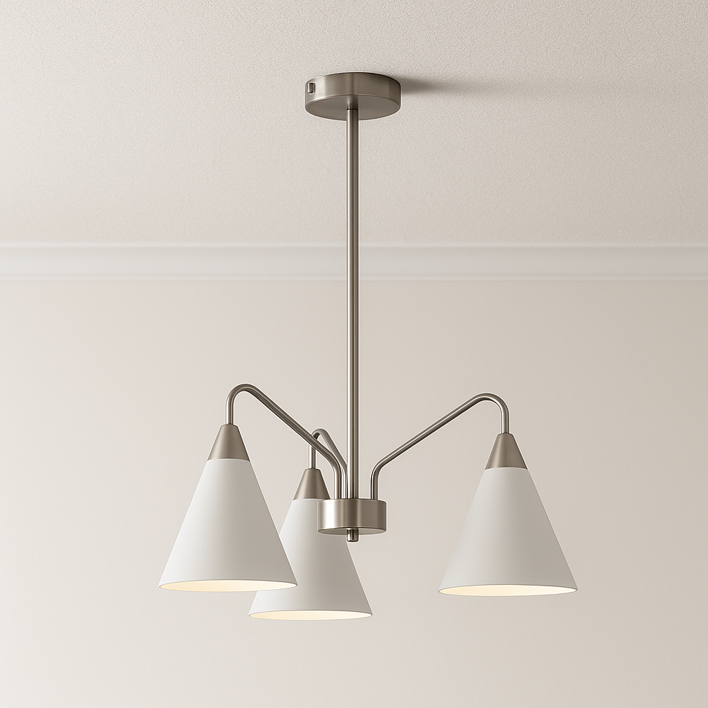 Luminária Pendente Moderna Minimalista Metal Acrílico Ávilla