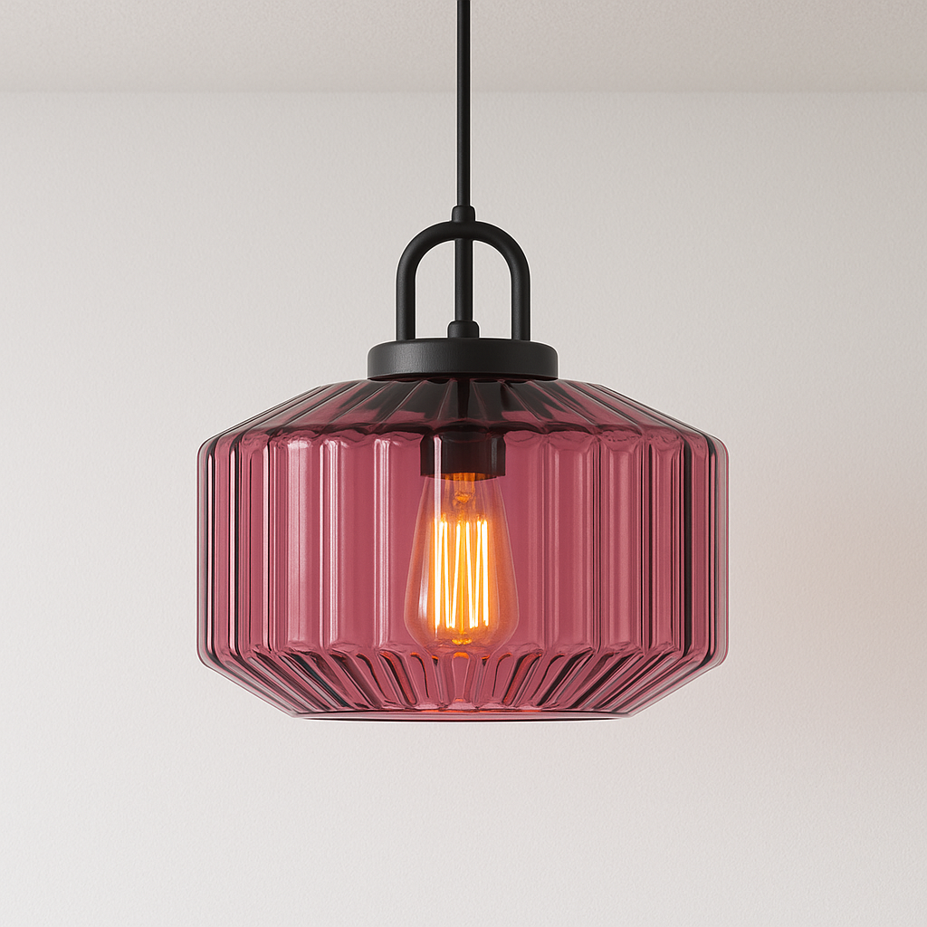 Luminária Pendente Moderna Minimalista Vidro Brille