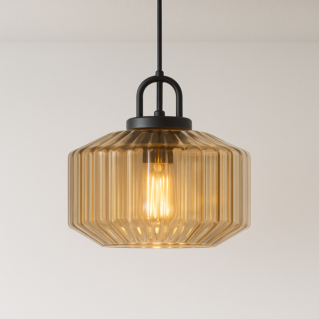Luminária Pendente Moderna Minimalista Vidro Brille