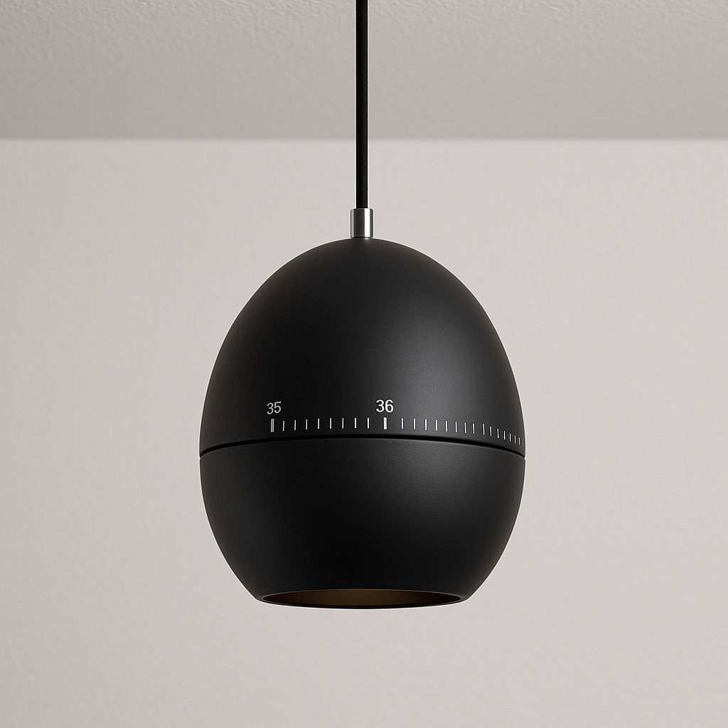 Luminária Pendente Moderna Minimalista Clock