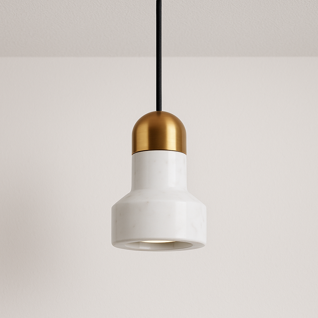 Luminária Pendente Minimalista Moderna Mármoratto
