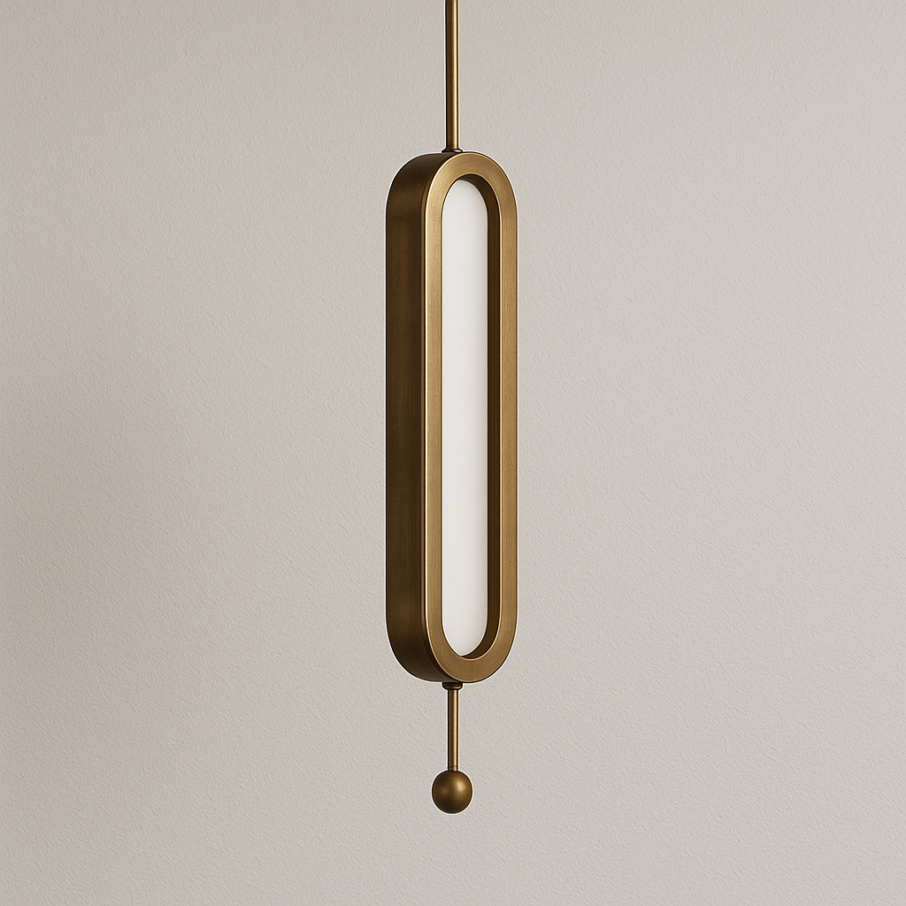 Luminária Pendente Moderna Minimalista Metal LED Artisan