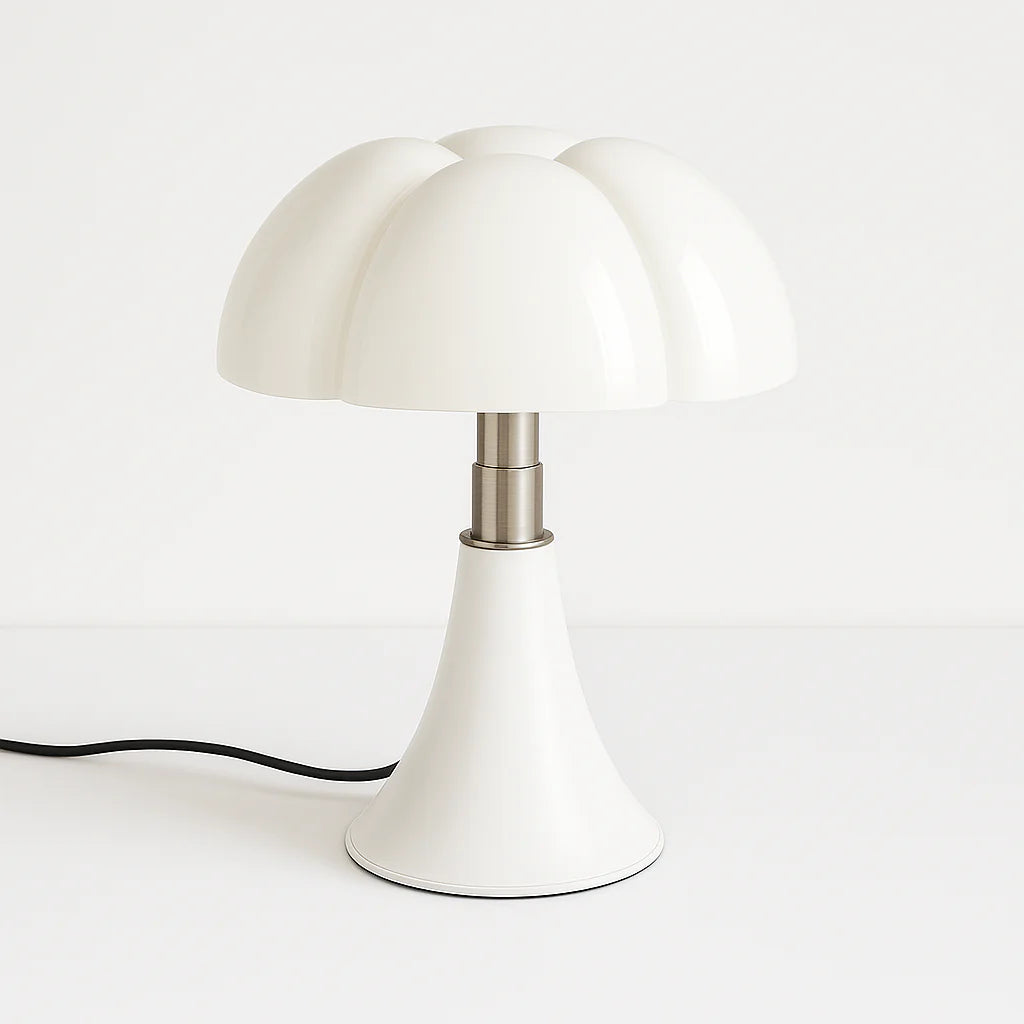 Luminária de Mesa Abajur Moderna Contemporânea Metal Vidro Solei