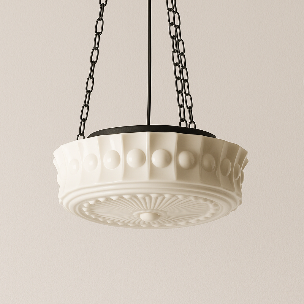 Luminária Pendente Moderna Minimalista Vidro Lustrum