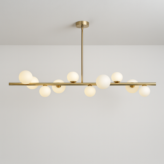 Luminária Pendente Moderno Minimalista Globos de Vidro Turtle