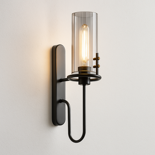 Luminária Arandela Moderna Minimalista Articulada Vidro Fatale