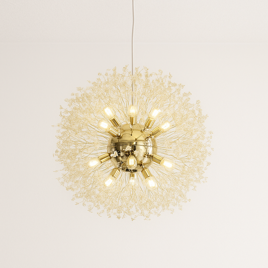 Luminária Lustre Pendente Moderno Clássico Vidro Sunner