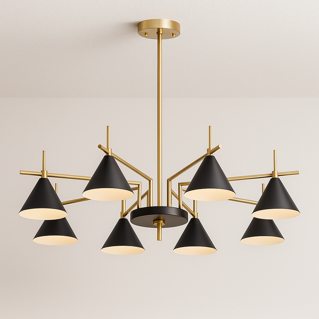 Luminária Pendente Moderna Minimalista Cúpulas Metal Oren