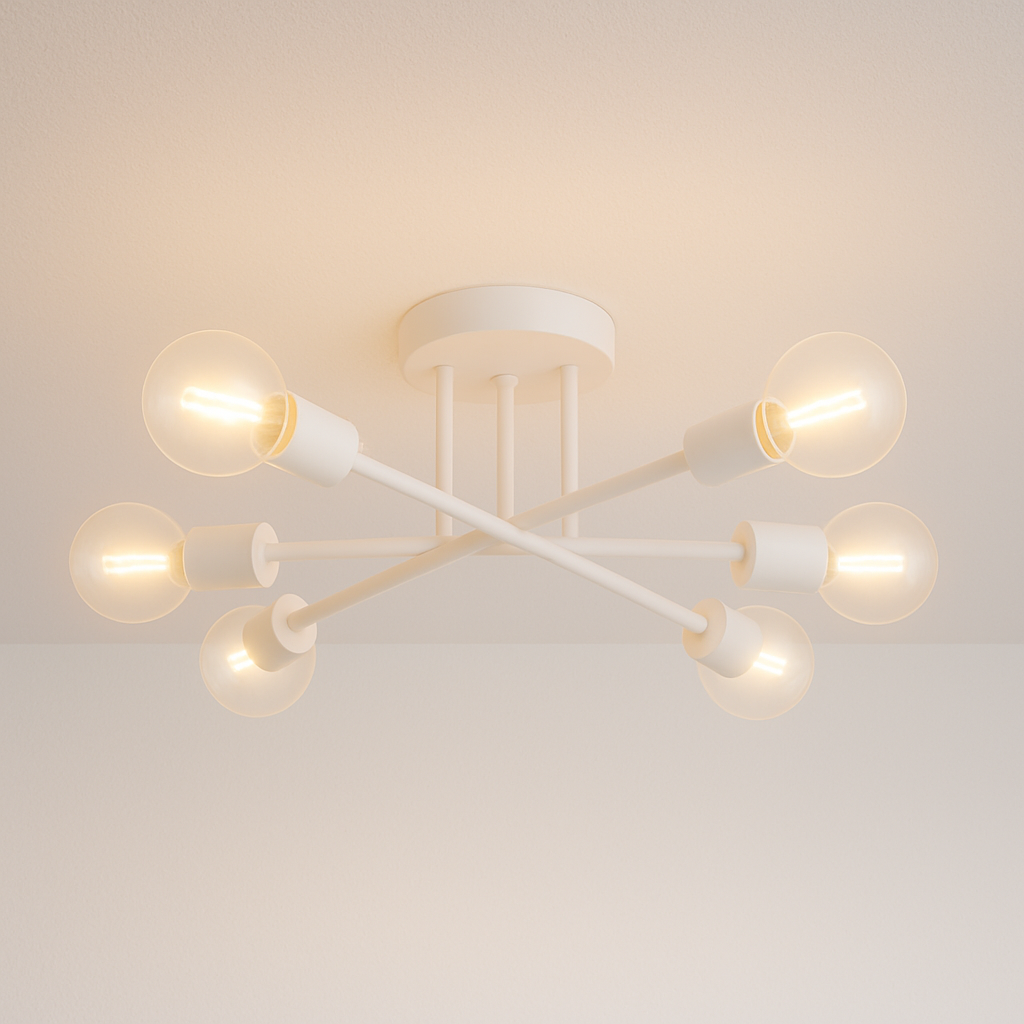 Luminária Plafon de Sobrepor Moderno Minimalista Sputnik