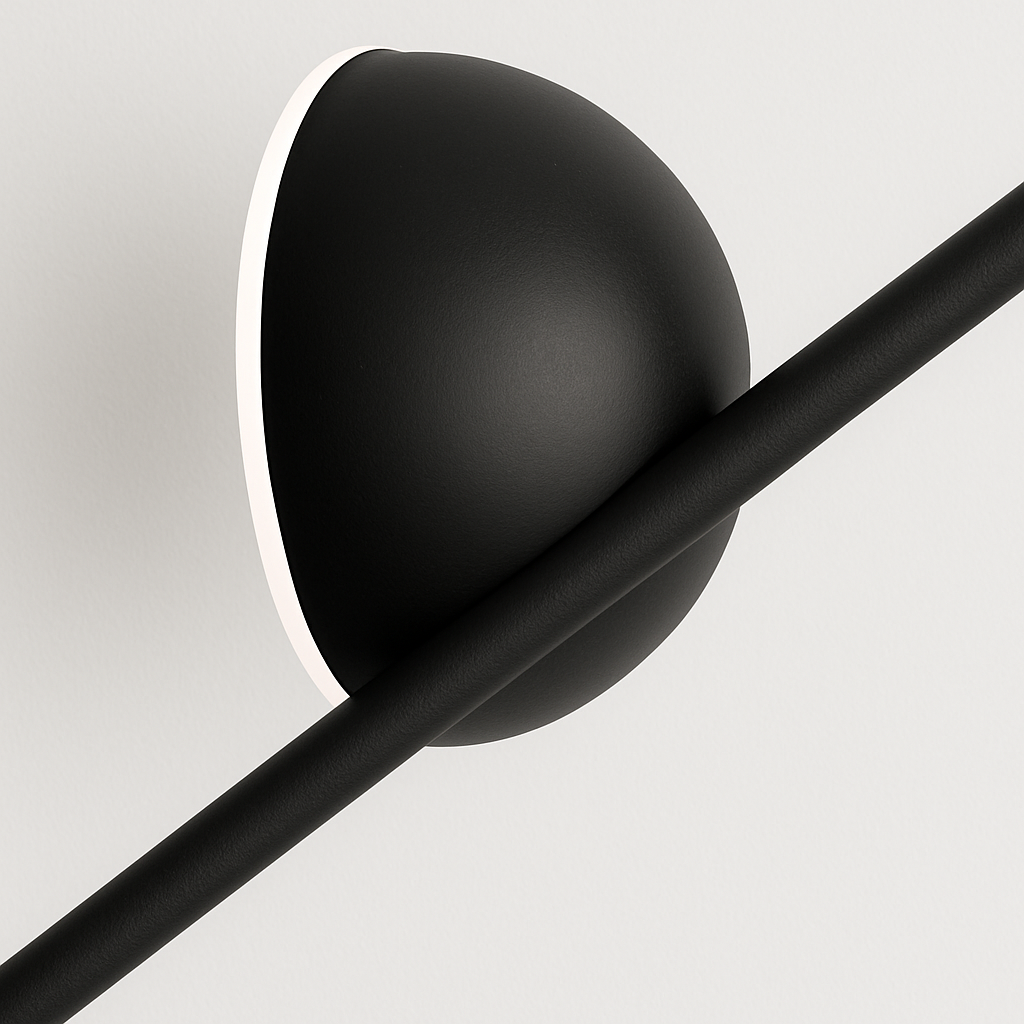 Luminária Pendente Moderna Minimalista Metal LED Counter
