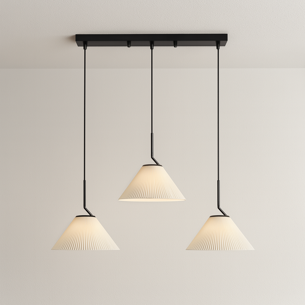 Luminária Pendente Moderna Minimalista Tecido Metal Nimbus
