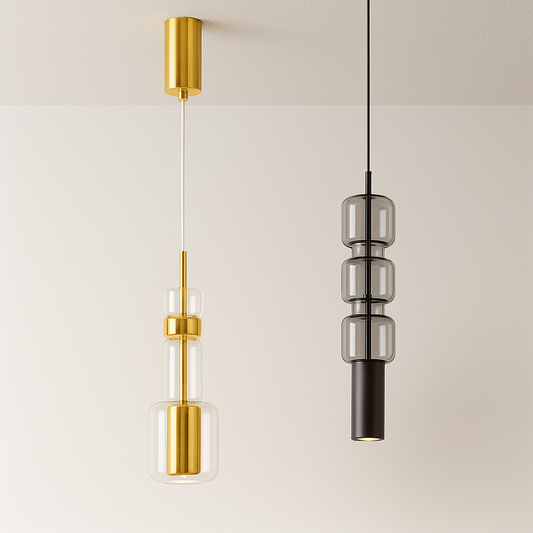 Luminária Pendente Moderna Minimalista LED Vidro Vienno