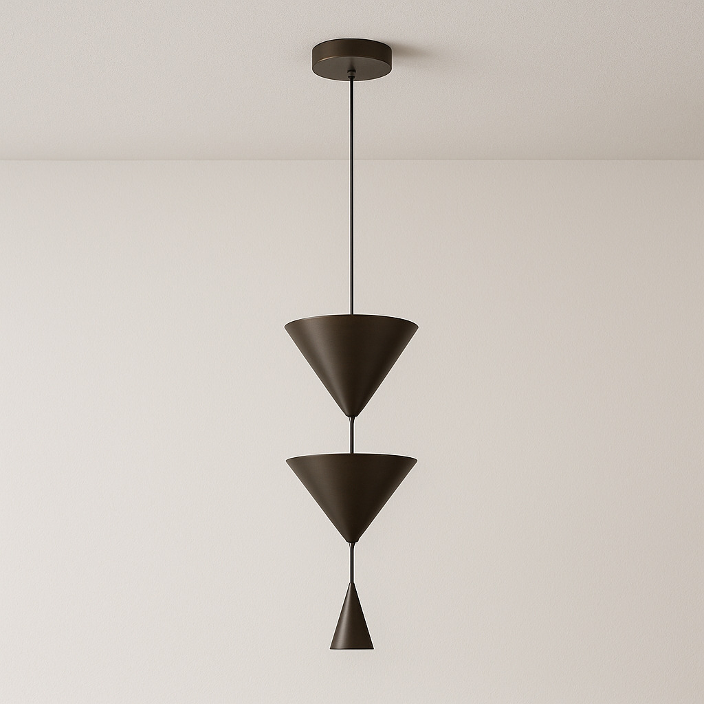Luminária Pendente Moderna Minimalista Metal LED Avery