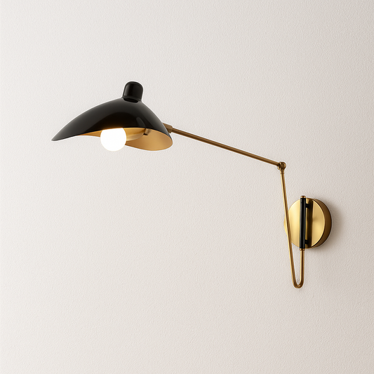 Luminária Arandela Articulada Moderna Minimalista Metal Shoot