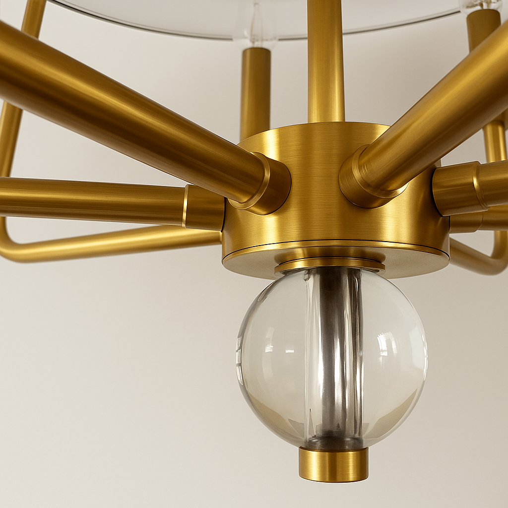 Luminária Pendente Moderna Minimalista Tecido Metal Alfate