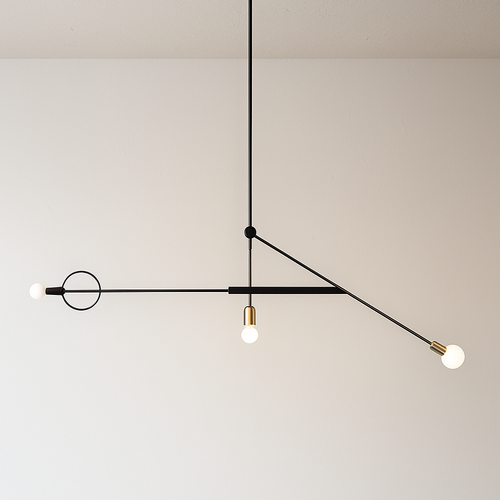 Luminária Pendente Moderna Minimalista Articulada Pale